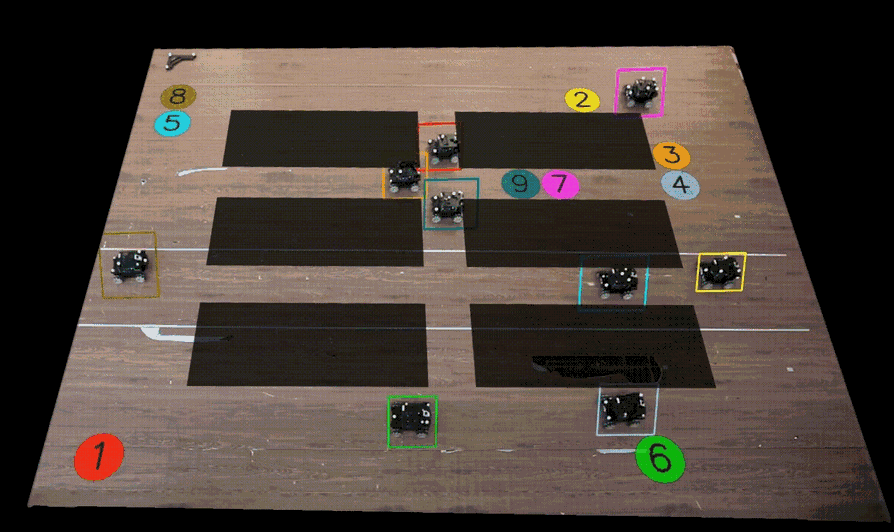 Scalable lifelong multi-agent pathfinding demo
